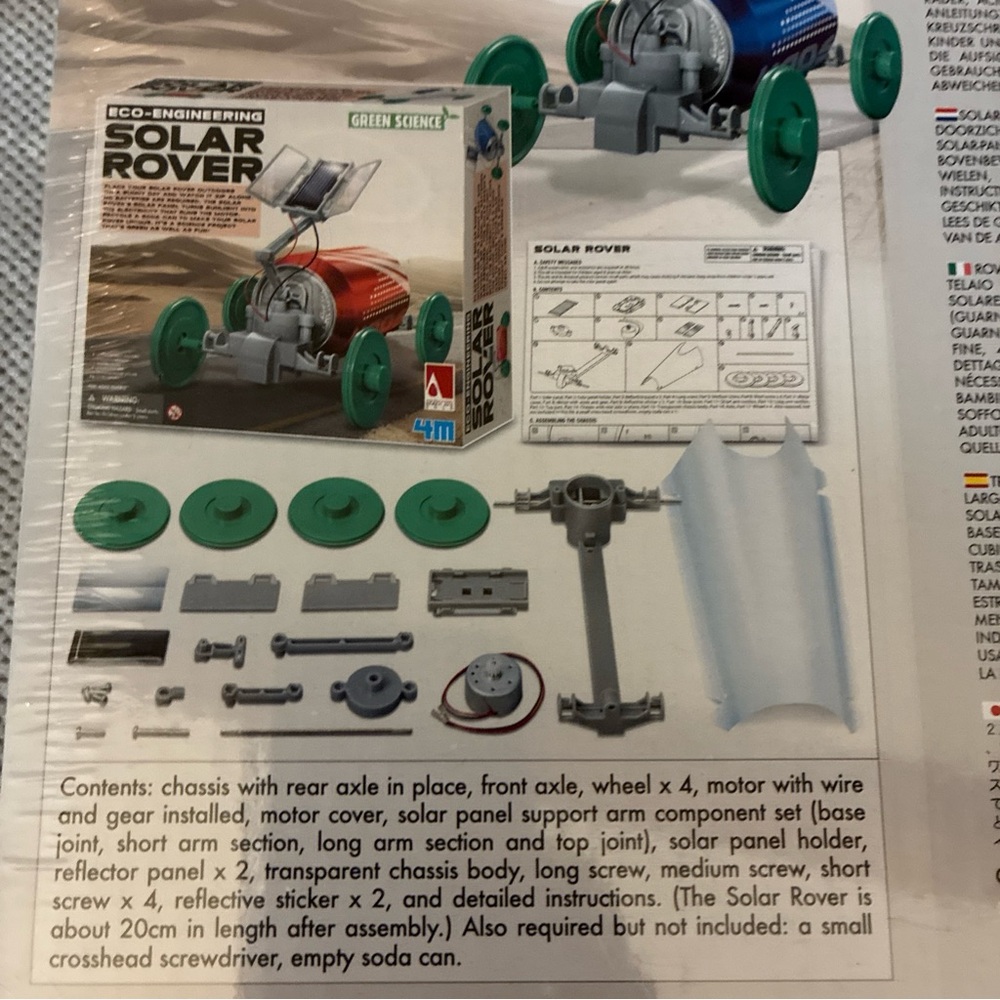 Green Science  Eco-Engineering Solar Rover Kit (NEW) - Picture 10 of 12